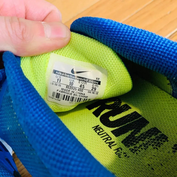 Nike Shoes Mens 11 Athletic Trainers Air Zoom Pegasus 31 Running Hyper Cobalt - Picture 11 of 16